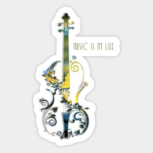 Music Is My Life Sticker